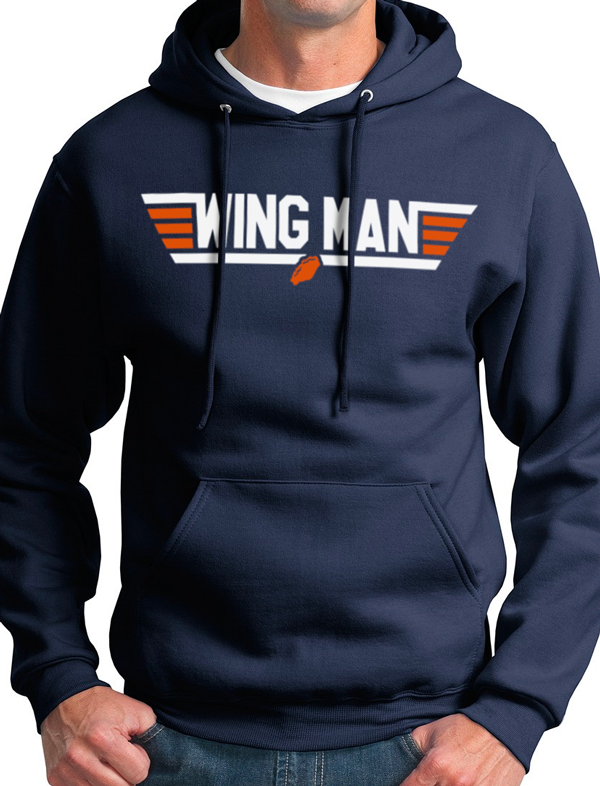 Traditional Sweatshirt Hoody, Navy