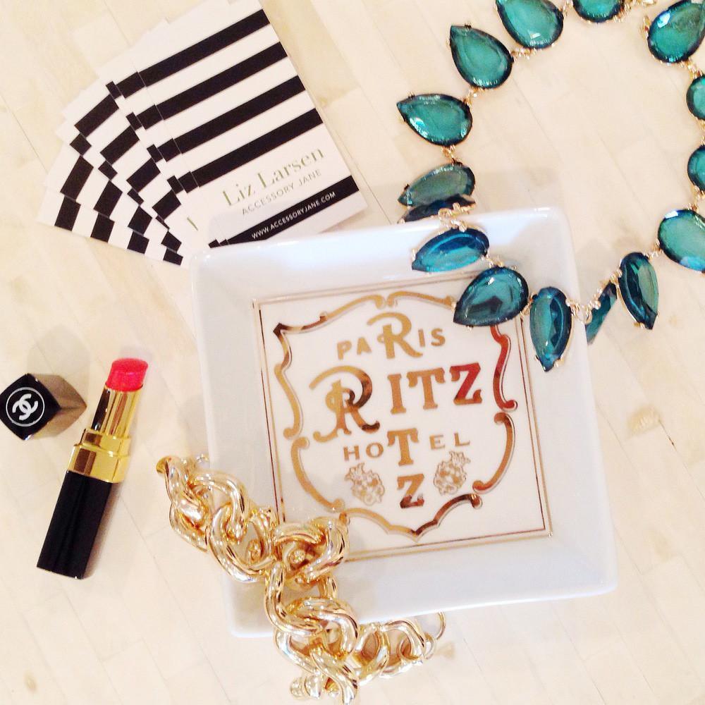 24k Gold - Paris Ritz Hotel Trinket Dish