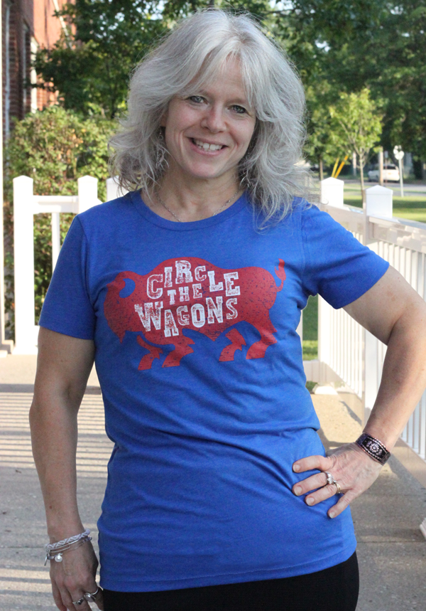 Ladies T-Shirt, Heather Royal