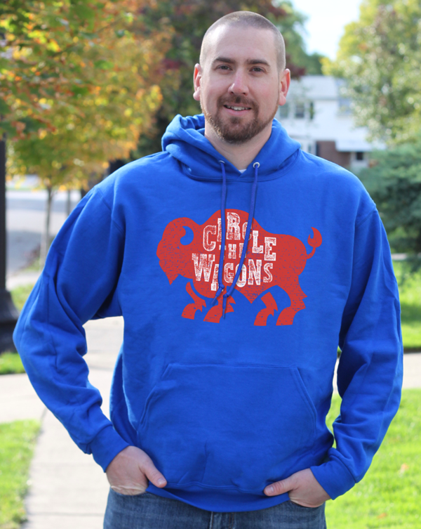Traditional Sweatshirt Hoody, Royal