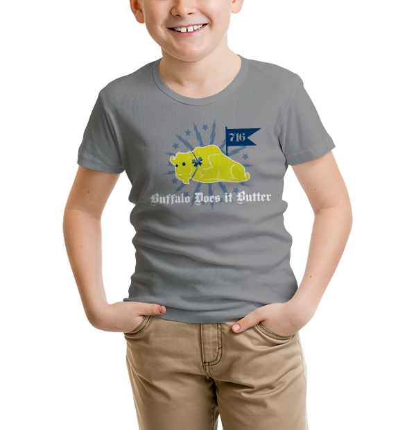 Youth T-Shirt, Light Gray