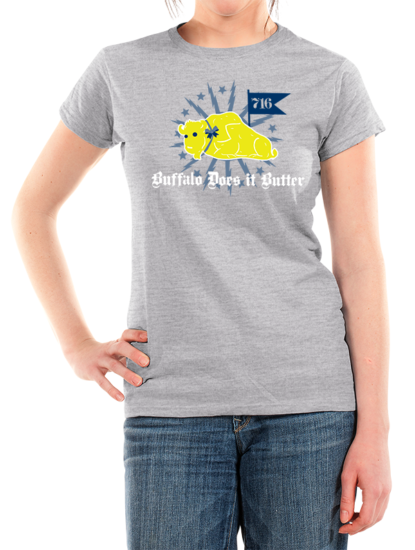 Ladies T-Shirt, Heather Gray